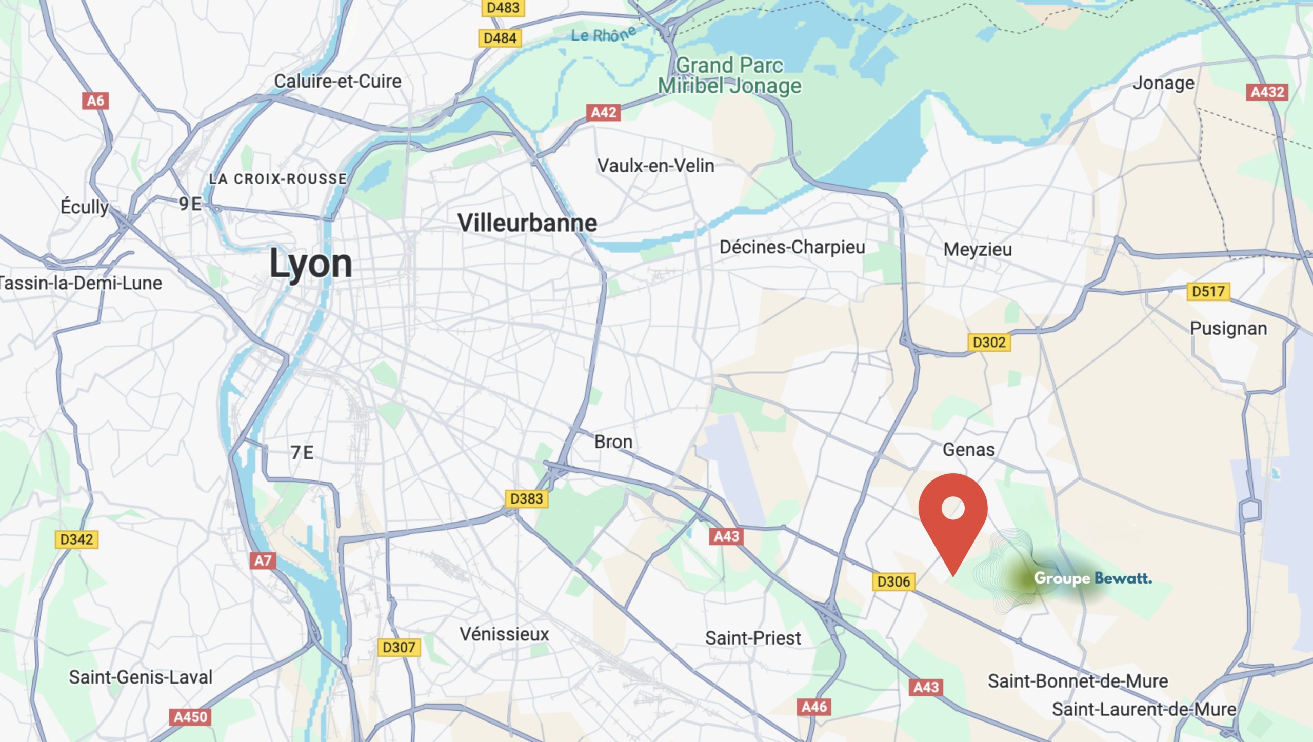 Localisation Bewatt 